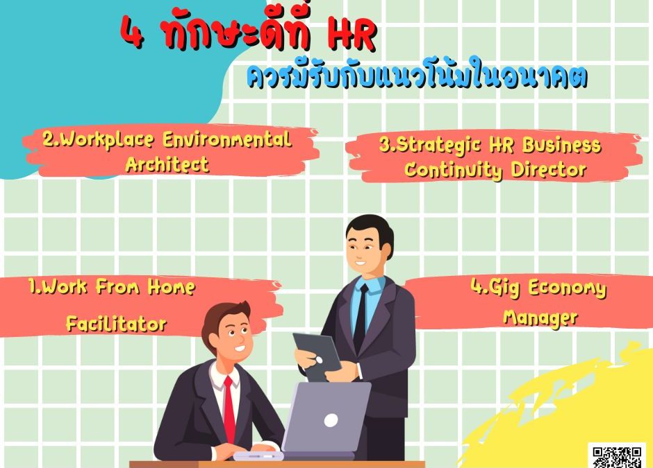 4 ทักษะดีที่ HR ควรมีรับกับแนวโน้มในอนาคต