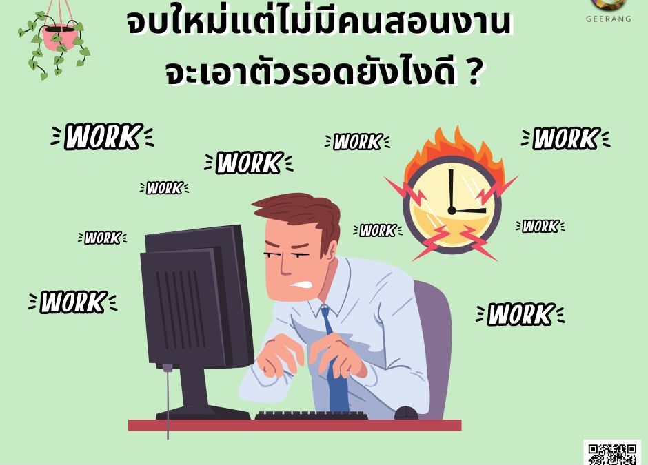 จบใหม่แต่ไม่มีคนสอนงาน จะเอาตัวรอดยังไงดี ?